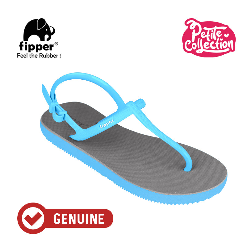 Fipper Strappy Petite Grey Blue Sky Fipper Slipper Indonesia